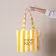 SAC COTON RECYCLE RAYURES PERSONNALISABLE 'SAO'