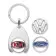 PORTE CLES JETON PERSONNALISE 'EUROMETAL PLUS SHAPE'