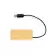 PORT USB BAMBOU LED TYPE C PUBLICITAIRE 'BAMBERPORT'