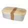 LUNCH BOX PERSONNALISABLE EN ACIER/BAMBOU 'TERAS' 4J