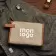TROUSSE DE TOILETTE PERSONNALISABLE EN TOILE RECYCLE 'ZARRA'