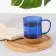 MUG VERRE ET LIEGE PERSONNALISABLE 'MERLINO POIGNEE'