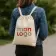 SAC A DOS COTON CORDELETTE PLATE PUBLICITAIRE 'BRIELLE'