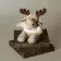 PELUCHE RENNE PERSONNALISEE 'RONNY'