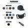 PACK PERSONNALISE CASQUETTE CABLE ET BANANE 'HIPSY'