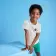 TEE SHIRT ENFANT PERSONNALISABLE BLANC 'DAGA' 165G/M2