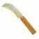 COUTEAU INCURVE MANCHE BOIS PERSONNALISABLE 'DRUIDY' 