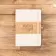 CARNET EN LIEGE ET LIN PERSONNALISE 'CLEO'