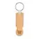 PORTE CLE PERSONNALISE EN BAMBOU JETON 'BEAVOR'