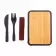 LUNCH BOX EN PP ET BAMBOU 500ML PERSONNALISABLE 'MAGYT' 