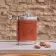FLASQUE EN ACIER ET PU 100ML PERSONNALISABLE 'GUDY'