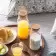CARAFE PERSONNALISABLE EN VERRE AVEC BOUCHON LIEGE 'JUCY'