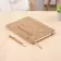 CARNET ET STYLO EN LIEGE PERSONNALISABLE 'CORCHI'