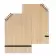 BLOC NOTES EN BAMBOU A5 PERSONNALISE 'ANGLUS'