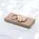 PORTE CLE EN BAMBOU PERSONNALISE 'CASAWOOD TREFLE'
