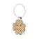 PORTE CLE EN BAMBOU PERSONNALISE 'CASAWOOD TREFLE'
