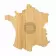 PLANCHE A DECOUPER PERSONNALISABLE EN BOIS FRANCE 'RICO'