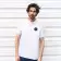 POLO HOMME PERSONNALISABLE BLANC 'TERIM 220'