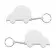 PORTE CLES PERSONNALISABLE METRE RUBAN 'DANO VOITURE 1M'