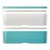 LUNCH BOX BIO PLASTIQUE PERSONNALISABLE 'STROBO DOUBLE'