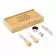 COFFRET VIN ET FROMAGE PERSONNALISE EN BAMBOU 'COFVINO'