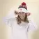 BONNET DE NOEL PERSONNALISABLE AVEC LED 'PLUMA'