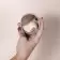 MIROIR ROND FINITION COTON PERSONNALISE 'GLADIS'