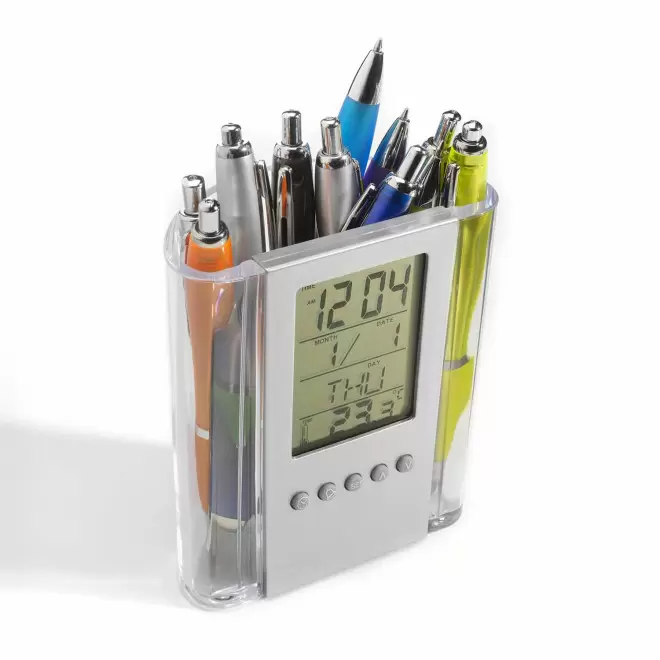 POT À CRAYONS PUBLICITAIRE TRANSPARENT 'CLARO'