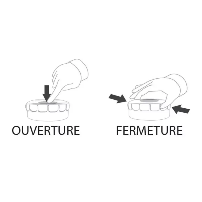 BOÎTE À BONBONS PUBLICITAIRE 'CLIC CLAC EUROPE'