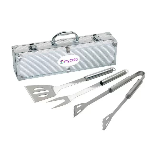 COFFRET BARBECUE 3 USTENSILES PERSONNALISÉS 'MALAWI'