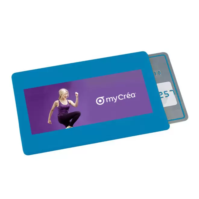 ETUI CARTE RIGIDE PUBLICITAIRE 'LINZ'