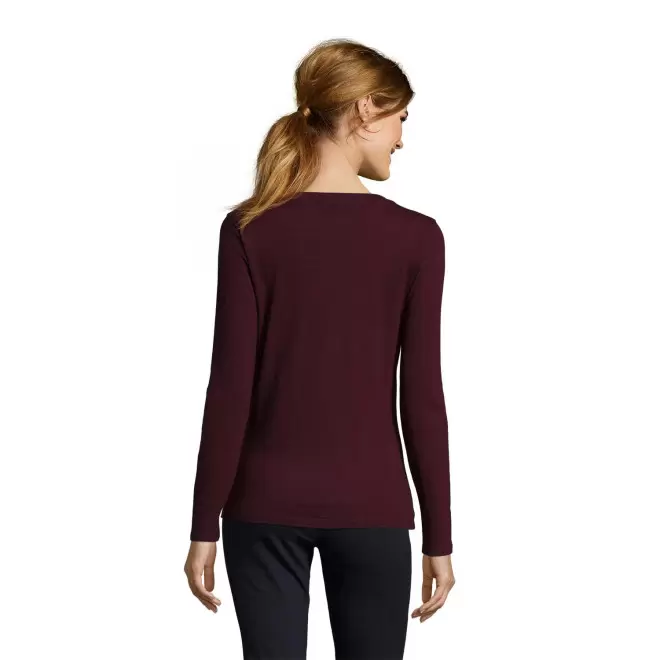 TEE SHIRT PERSONNALISE FEMME MANCHES LONGUES 'MAJESTIC' 150 GR/M²