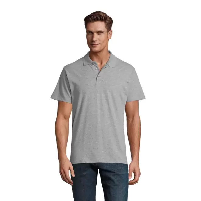 POLO PERSONNALISÉ HOMME 'SPRING' COULEUR 210 GR/M²