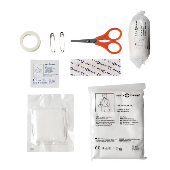 TROUSSE PERSONNALISÉE DE PREMIERS SECOURS 'ASSURO'