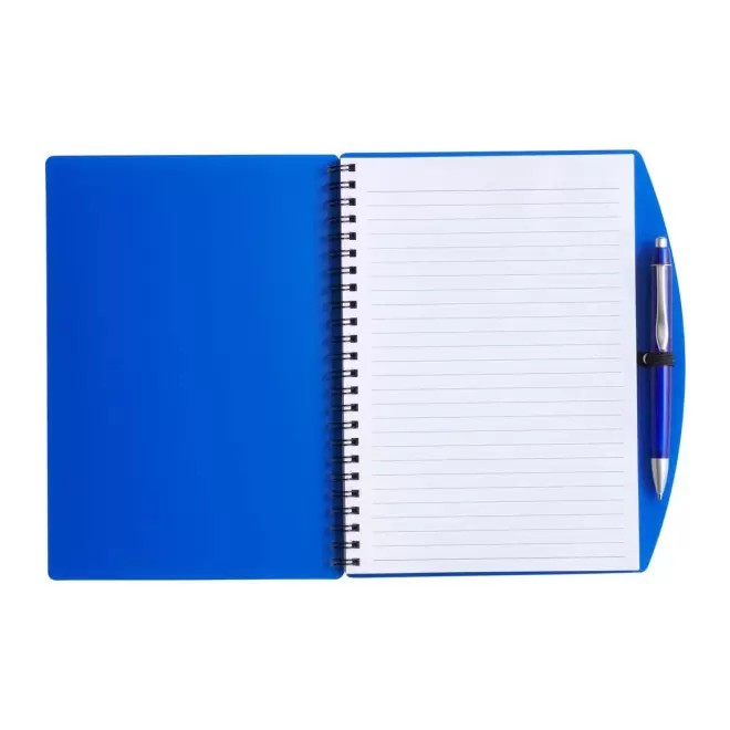 CARNET À SPIRALE PERSONNALISÉ A5 AVEC STYLO 'TURINO'