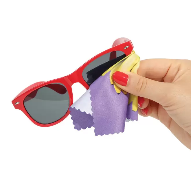 LINGETTE MICROFIBRE PUBLICITAIRE 'EPOUSTIF' QUADRICHROMIE 150 GR/M2