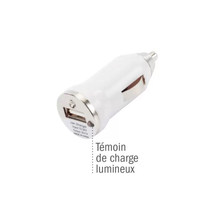 CHARGEUR USB ALLUME CIGARE SIMPLE 'RAPIDO'