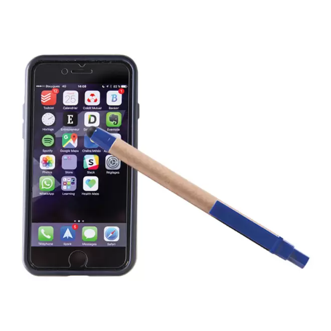 STYLO STYLET EN CARTON RECYCLÉ PERSONNALISÉ 'ECOTOUCH'