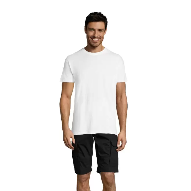 TEE SHIRT BLANC PUBLICITAIRE HOMME 'REGENT' 150 GR/M²