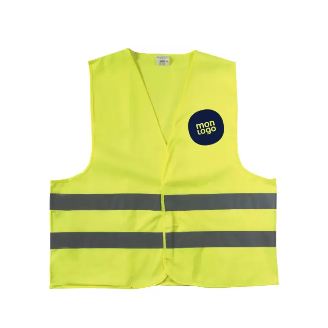GILET DE SECURITE PUBLICITAIRE ADULTE 'FLUOSAFE'