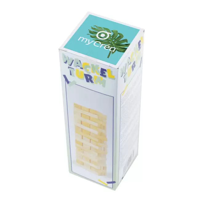 JEU DE CONSTRUCTION PUBLICITAIRE EN BOIS 'TURM'