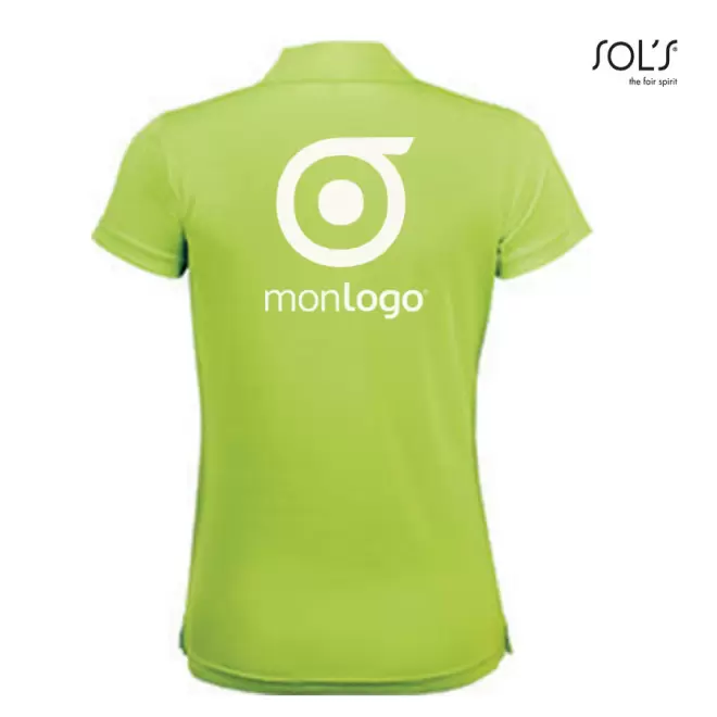 POLO PUBLICITAIRE RESPIRANT FEMME 'PERFORMER' 180 GR/M²