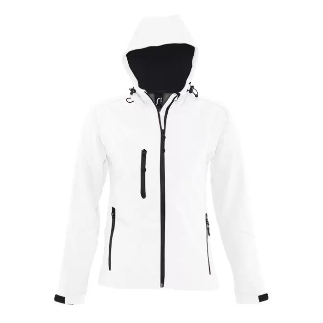 VESTE SOFTSHELL A CAPUCHE FEMME 'REPLAY' 340 GR/M²
