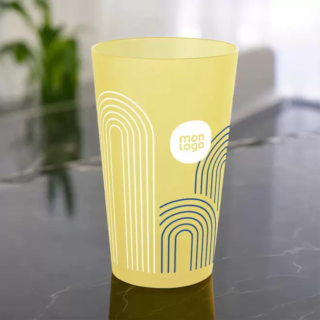 GOBELET PERSONNALISÉ RÉUTILISABLE 60 CL 'CUP'