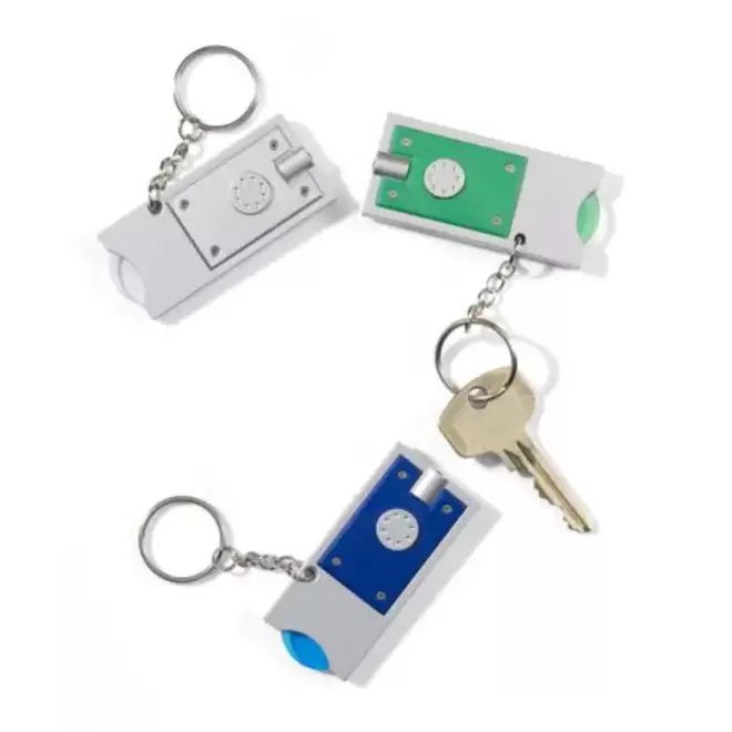 PORTE CLÉS PUBLICITAIRE LAMPE JETON 'ALLEGRO'