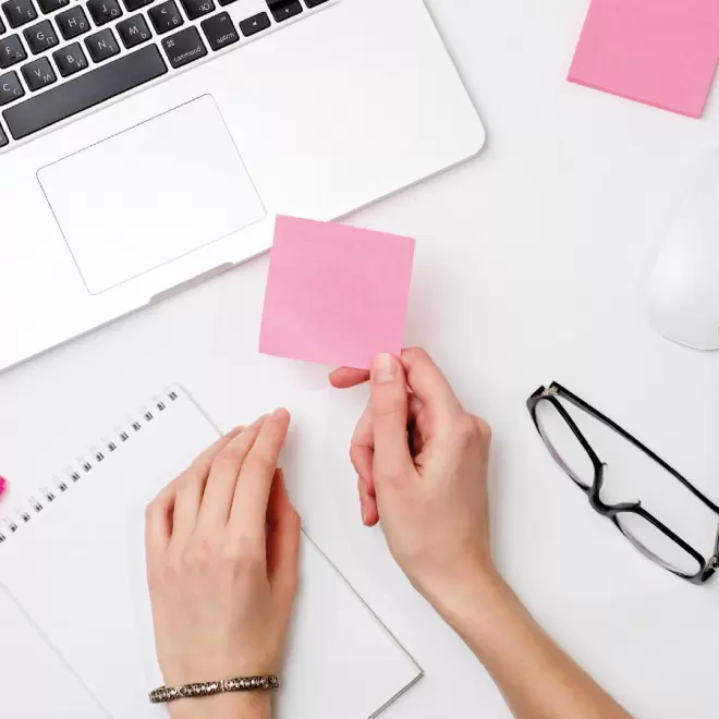 MEMOS REPOSITIONNABLES PUBLICITAIRES RECTANGLE 'FORNOTE' 25, 50, 100 FEUILLES