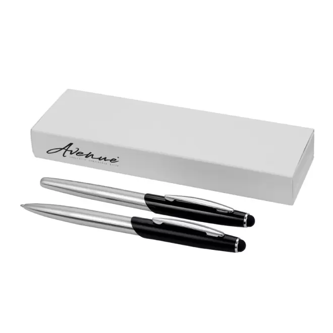 PARURE STYLO À BILLE ET ROLLER AVEC STYLET 'GENEVA'
