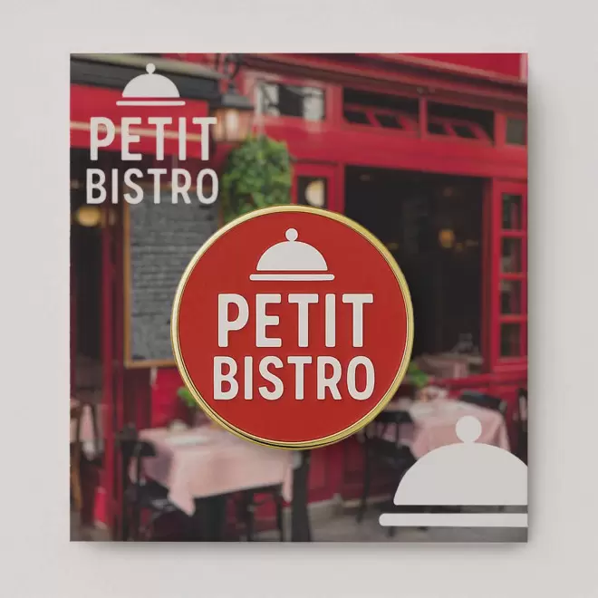 PIN'S SUR MESURE EMAILLE PUBLICITAIRE 'CREAPINS'