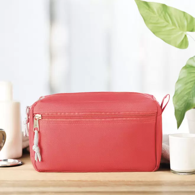 TROUSSE DE TOILETTE PERSONNALISÉE AVEC LANIÈRE 'JEANNETTE'
