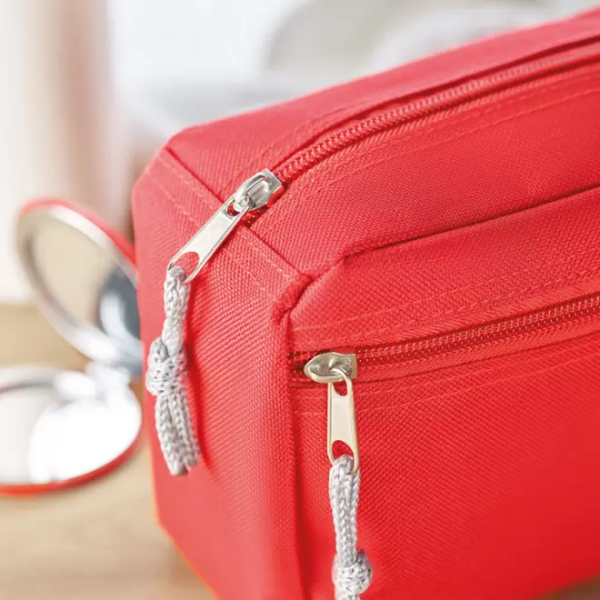 TROUSSE DE TOILETTE PERSONNALISÉE AVEC LANIÈRE 'JEANNETTE'